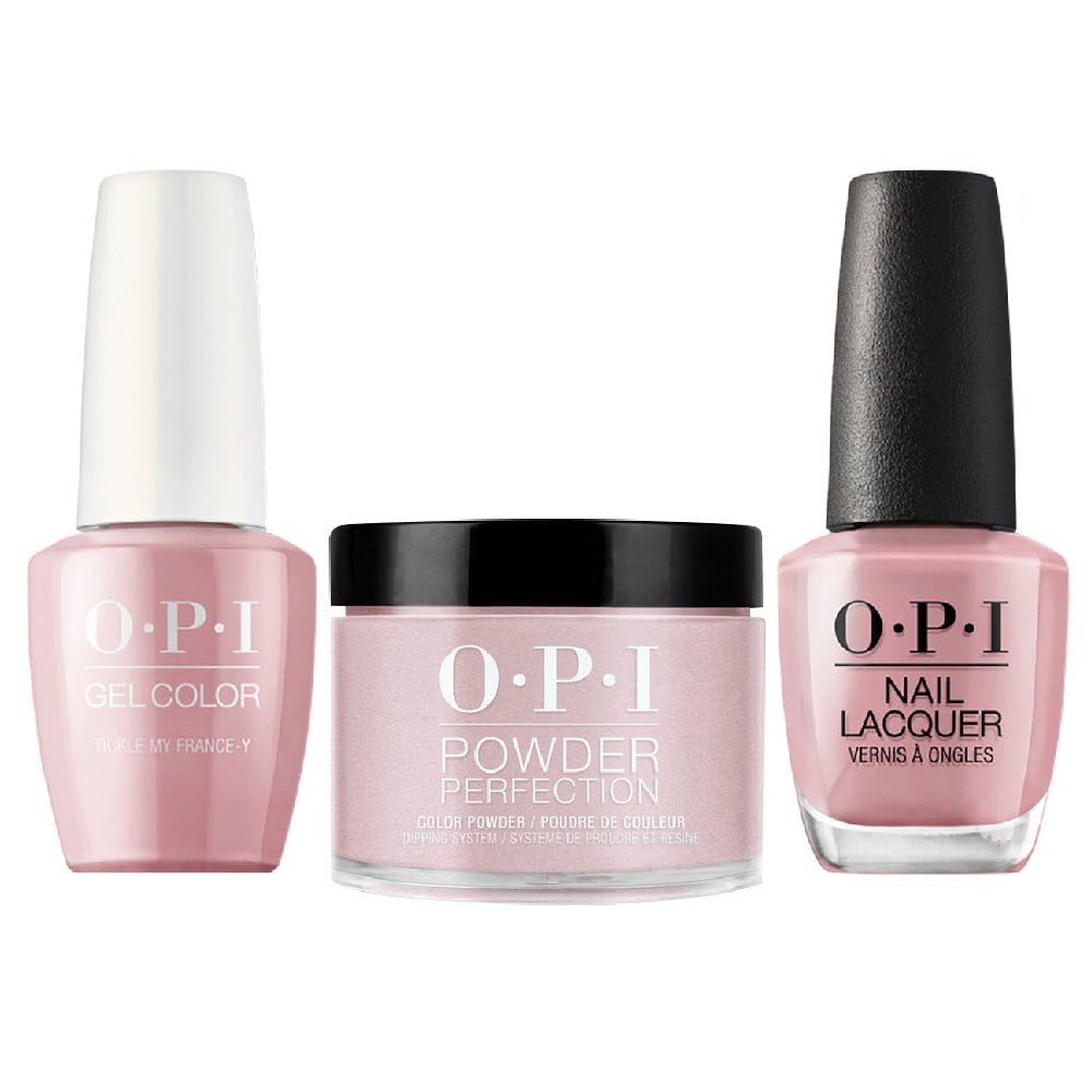 OPI 3 in 1 - F16 Tickle My France - y - Dip, Gel & Lacquer Matching - DTK Nail Supply