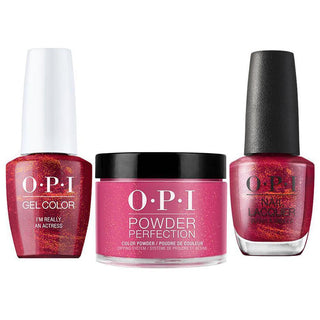OPI 3 in 1 - H010 I'm Really an Actress - Dip, Gel & Lacquer Matching