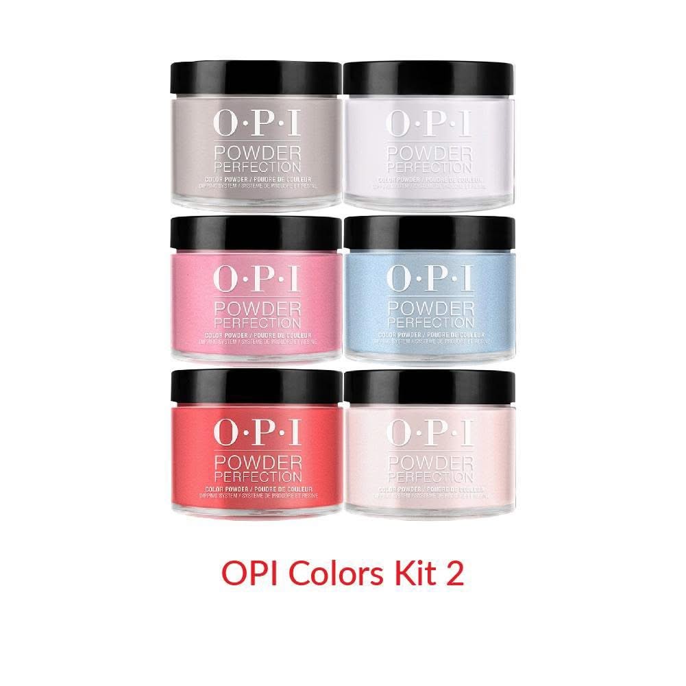 OPI Dipping Powder Starter Kit 2: A61, B56, N55, N61, L64, L26 - DTK Nail Supply