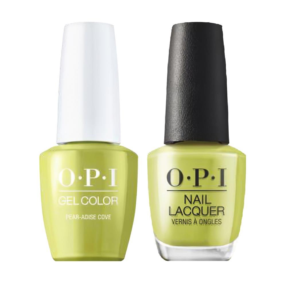 OPI Gel Nail Polish Duo - N86 Pear - Adise Cove - DTK Nail Supply