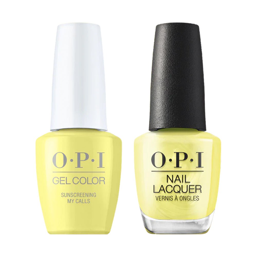 OPI Gel Nail Polish Duo - P003 Sunscreening My Calls - DTK Nail Supply