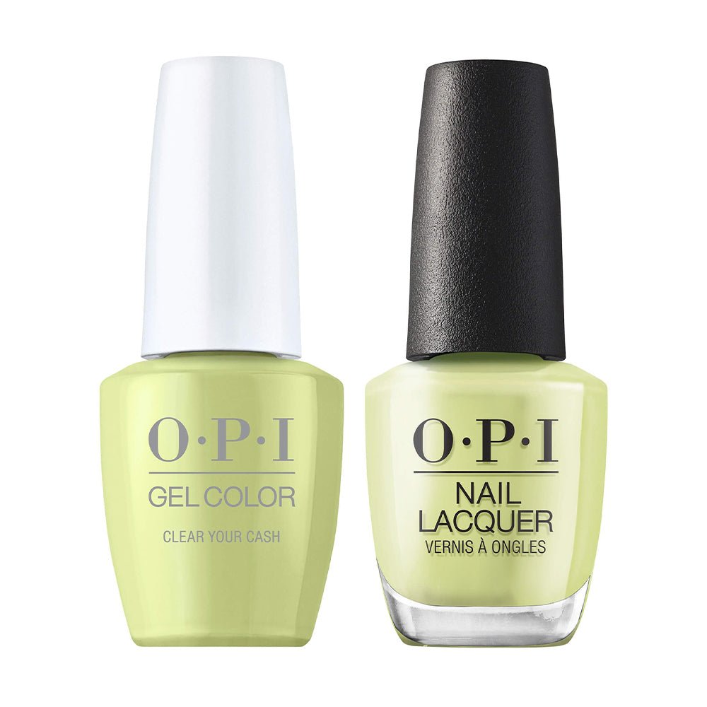 OPI Gel Nail Polish Duo - S05 Clear Your Cash - DTK Nail Supply