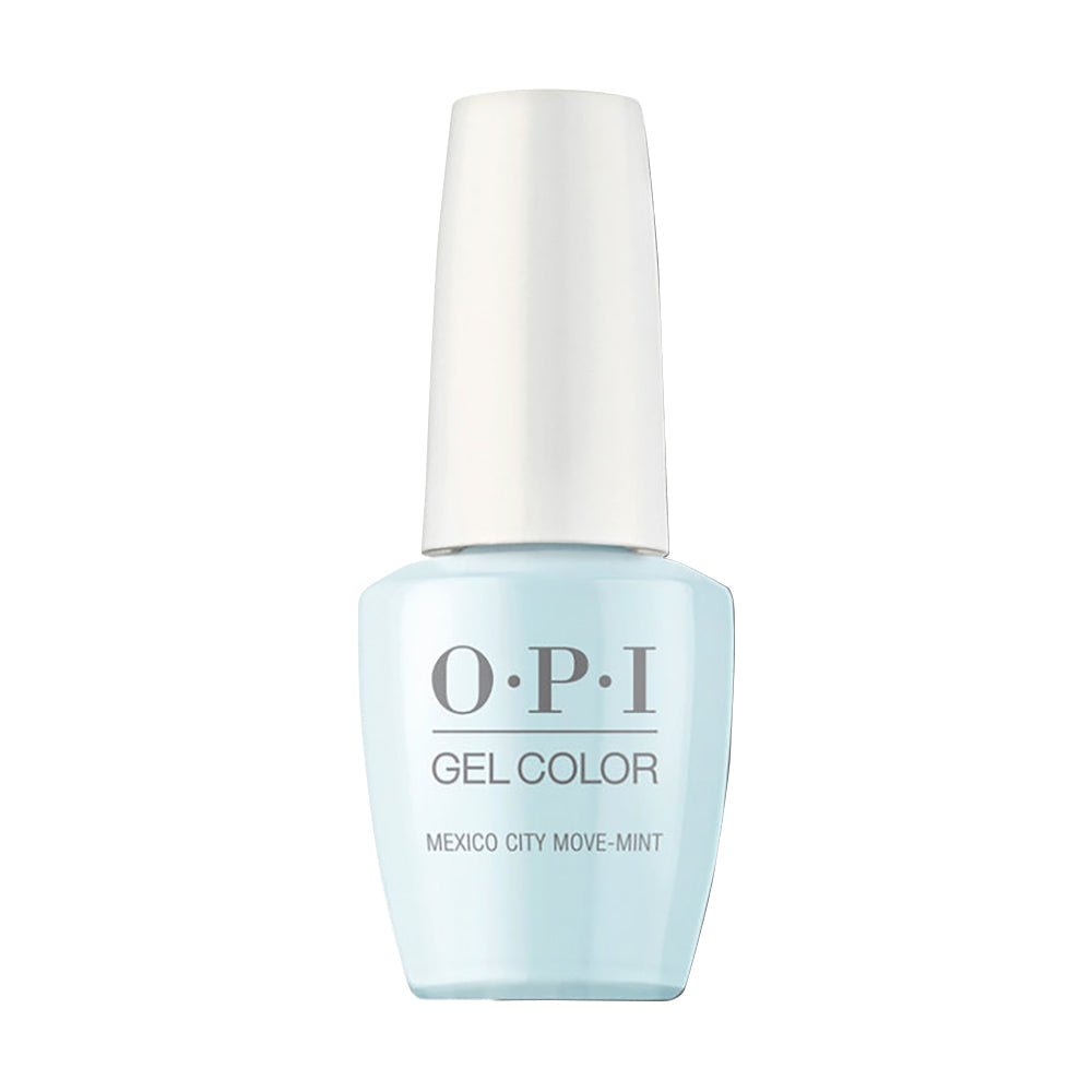 OPI Gel Nail Polish - M83 Mexico City Move - Mint - DTK Nail Supply