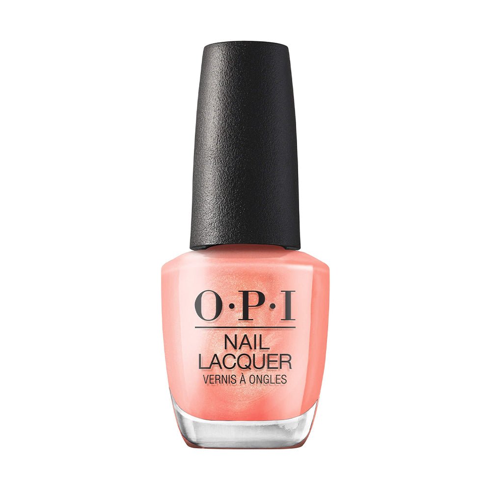 OPI Nail Lacquer - S08 Data Peach - 0.5oz - DTK Nail Supply