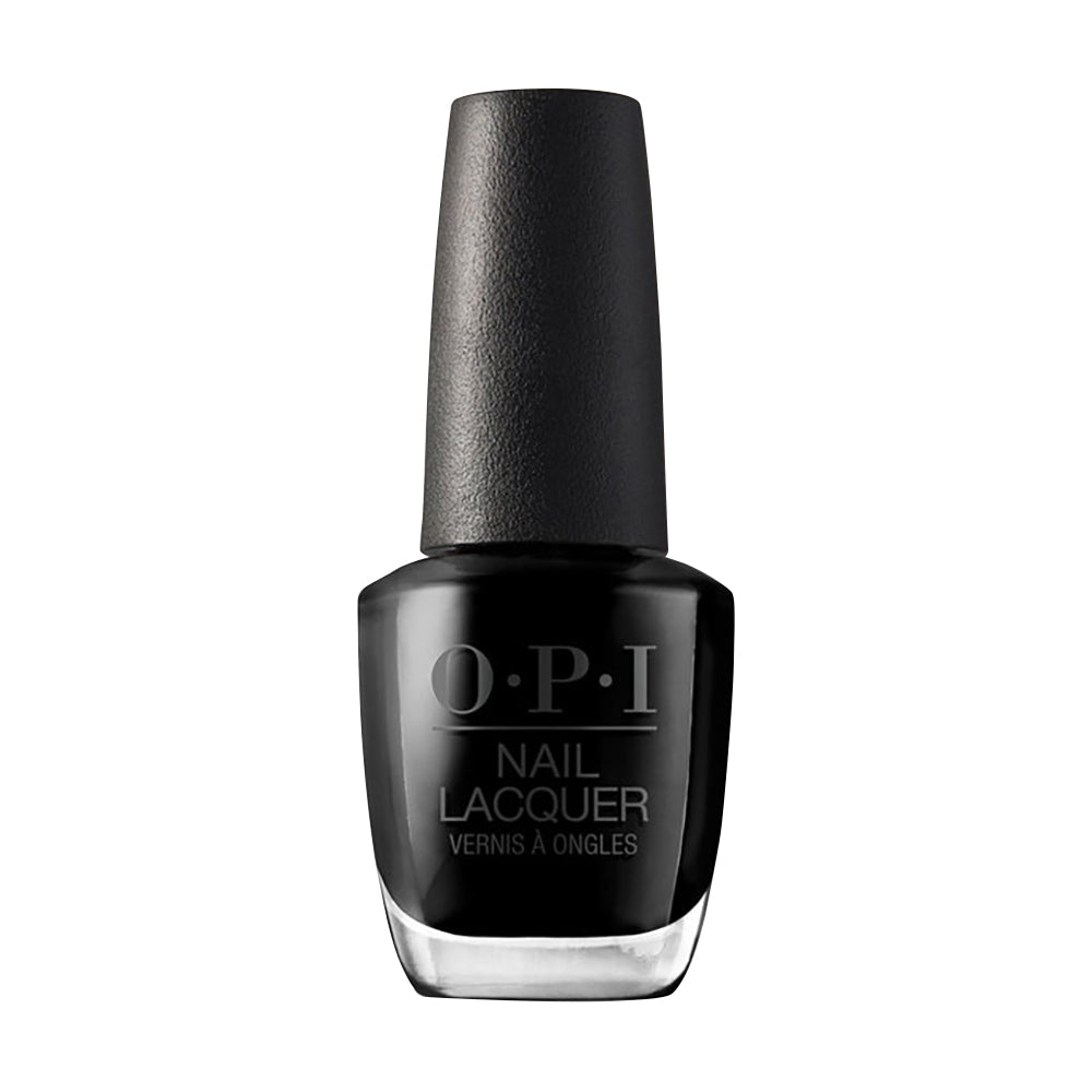 OPI Nail Lacquer - T02 Black Onyx - 0.5oz - DTK Nail Supply