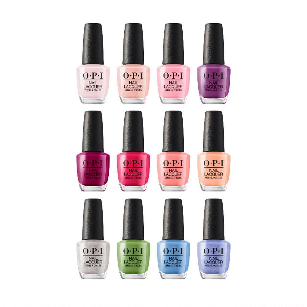 OPI New Orleans Nail Lacquer Collection (12 Colors): N51, 52, 53, 54, 55, 56, 57, 58, 59, 60, 61, 62 - DTK Nail Supply