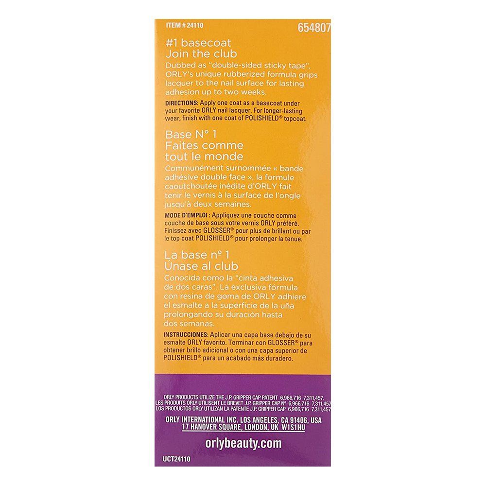Orly Basecoat - Bonder 0.6 oz - DTK Nail Supply