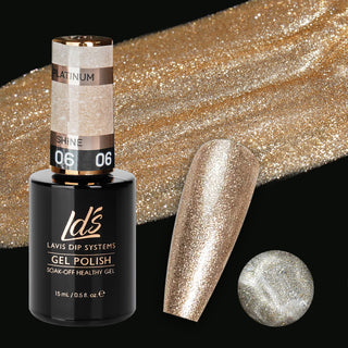  LDS 06 Shine - Gel Polish 0.5 oz - Platinum Collection by LDS sold by DTK Nail Supply
