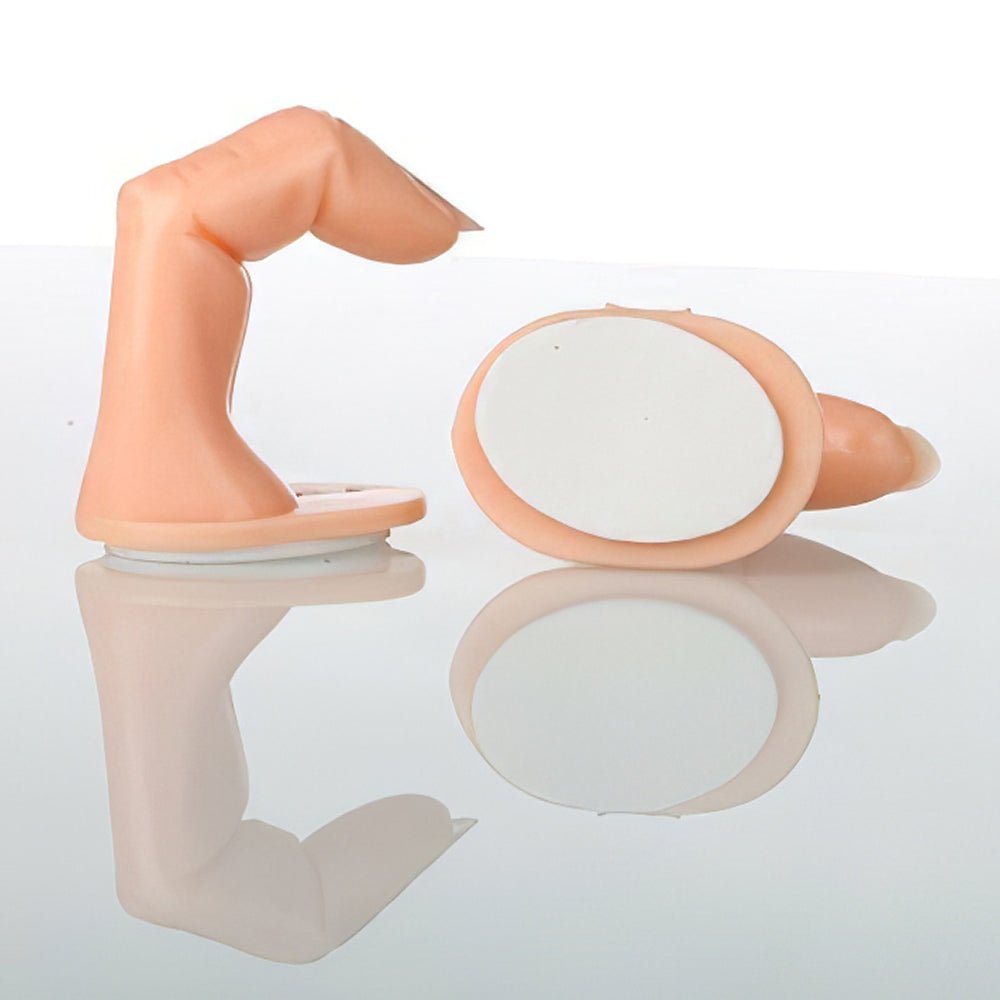 Plastic False Finger For Nail Art Practice With Tips - DTK Nail Supply