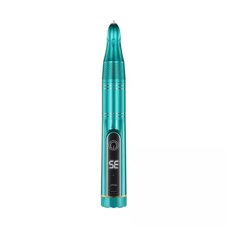Portable Cordless Electric Nail Drill 35000RPM - Green - DTK Nail Supply