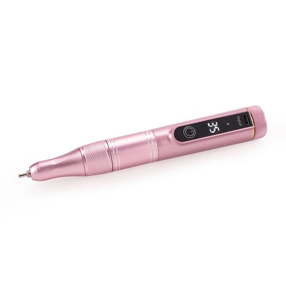 Portable Cordless Electric Nail Drill 35000RPM - Rose Gold - DTK Nail Supply