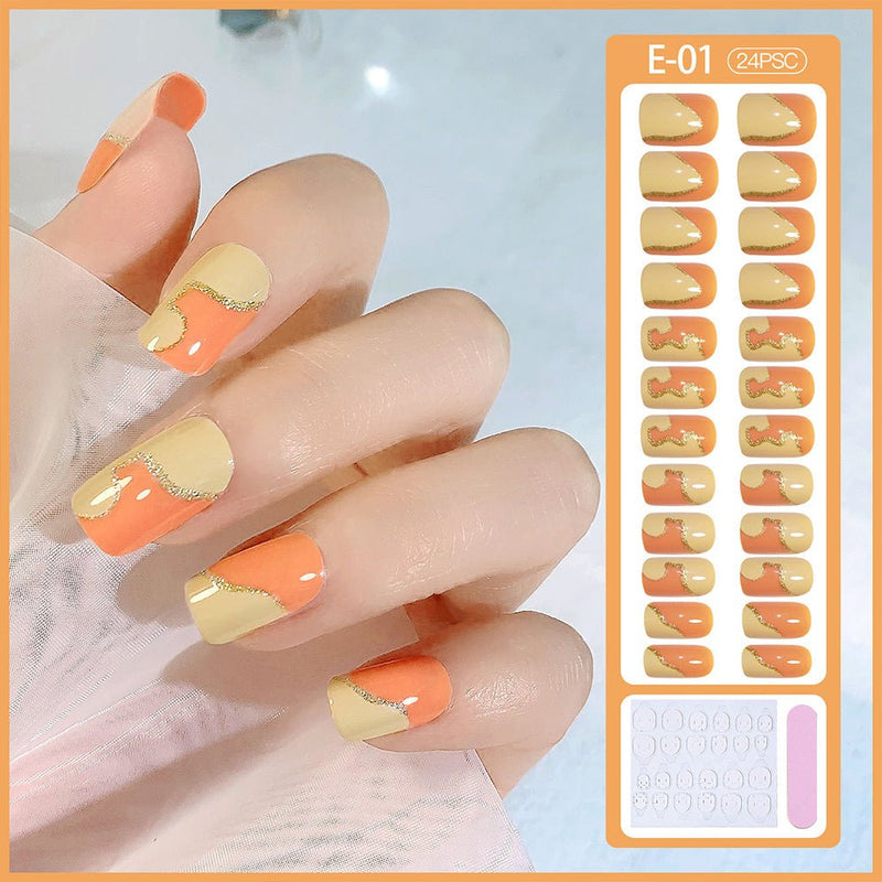 Press On Nail - 65 - E01 - 32 - DTK Nail Supply