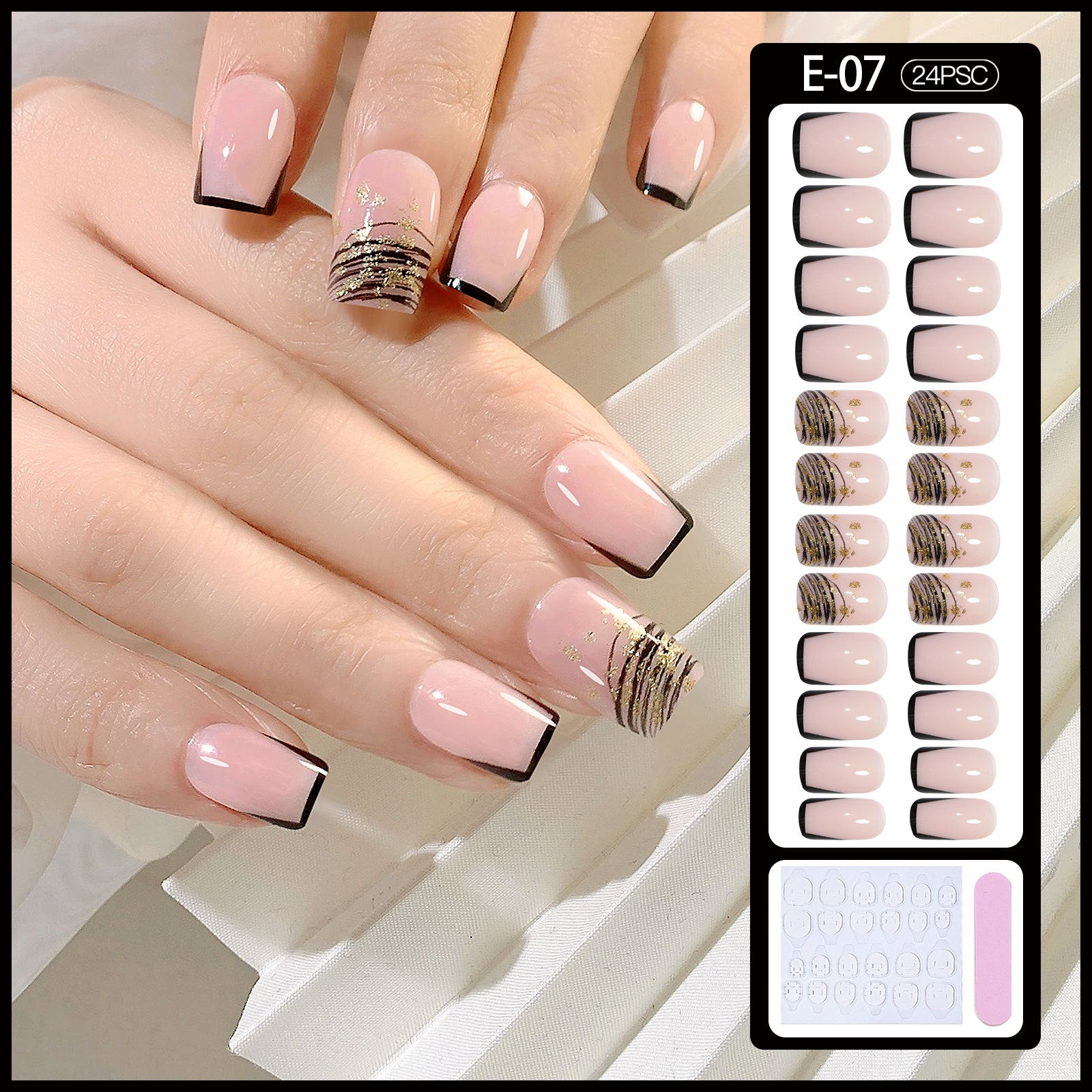 Press On Nail - 70 - E07 - 32 - DTK Nail Supply