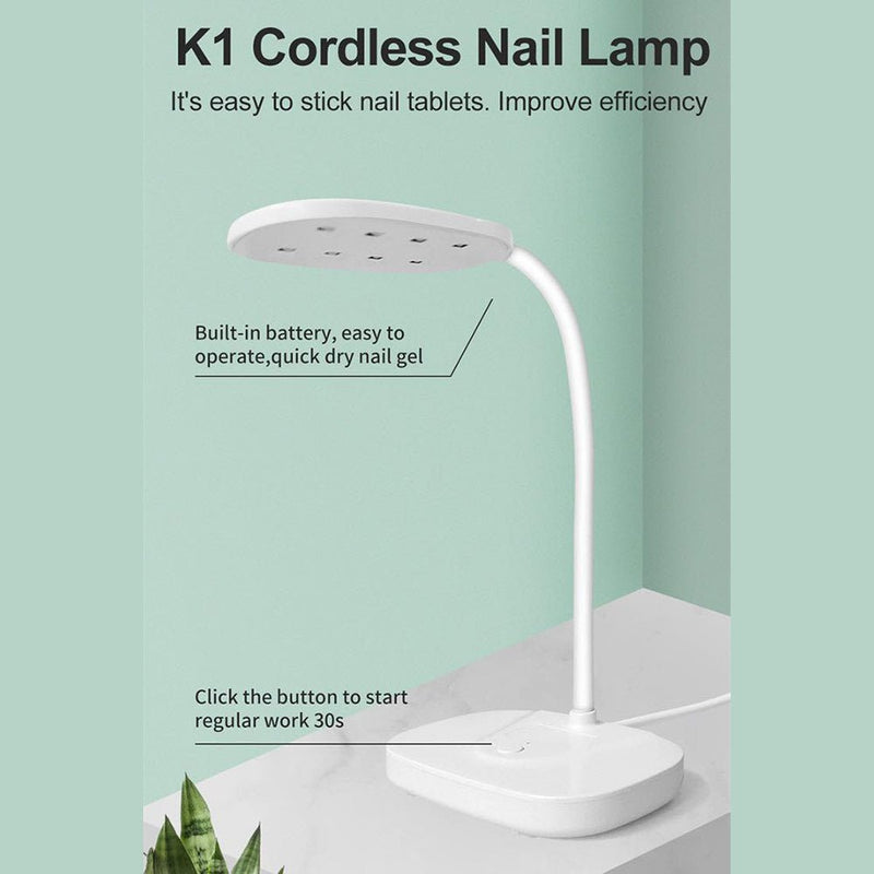 Professional Mini Portable LED Nail Lamp for Soft Gel - DTK Nail Supply