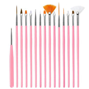 Professional Salon Nail Set 15 pcs - Pink - DTK Nail Supply