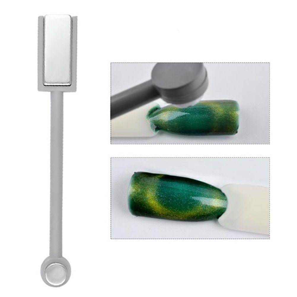 Rectangular and Circle Double - head Magic Magnet Stick - DTK Nail Supply