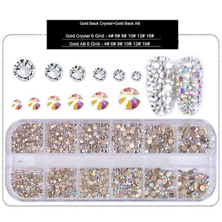  Rhinestones for Nail Art Set 01 by Rhinestones sold by DTK Nail Supply