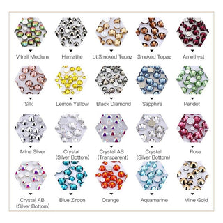  Rhinestones for Nail Art Set 07 by Rhinestones sold by DTK Nail Supply