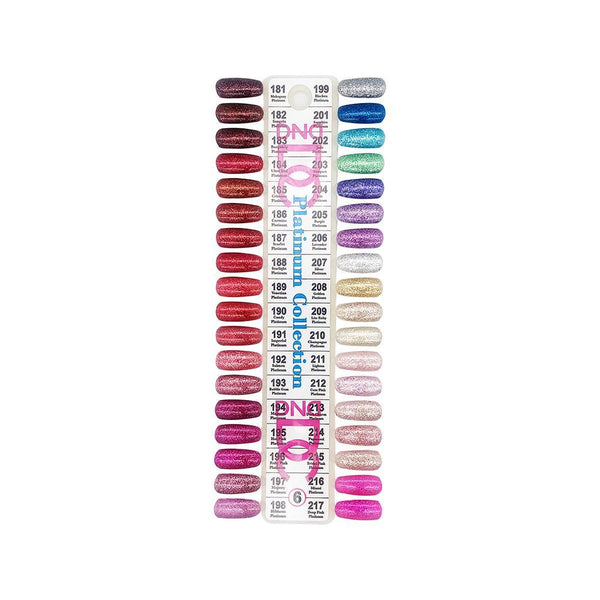  DND DC Platinum Collection Set of 36 Colors by DND DC sold by DTK Nail Supply