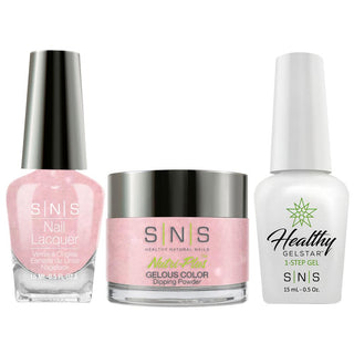  SNS 3 in 1 - SG15 Love Letter Pink - Dip, Gel & Lacquer Matching by SNS sold by DTK Nail Supply
