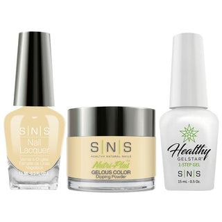  SNS 3 in 1 - SG24 Lemon Meringue Jewels - Dip, Gel & Lacquer Matching by SNS sold by DTK Nail Supply