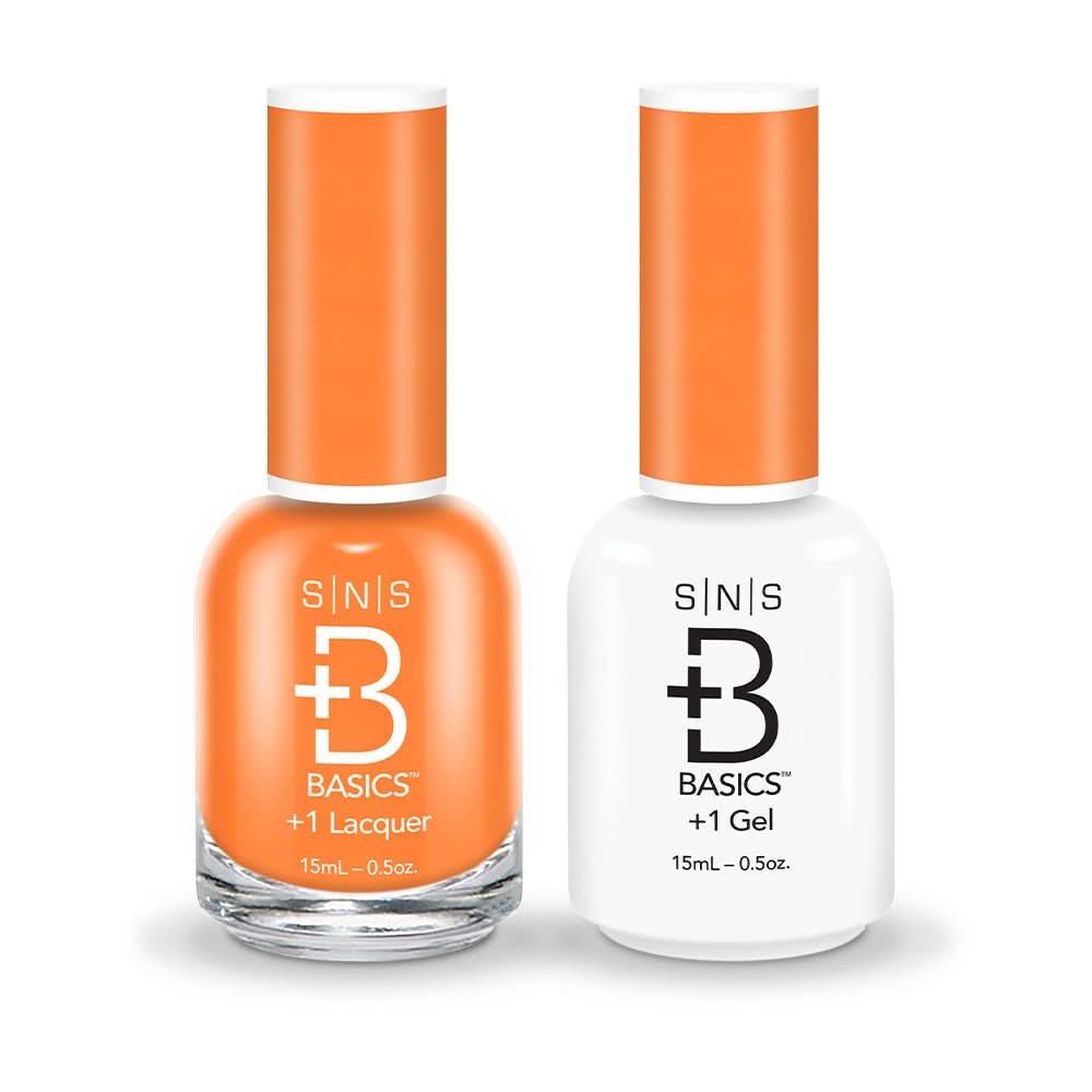SNS Basics 180 - Gel Polish & Matching Nail Lacquer Duo Set - 0.5oz - DTK Nail Supply