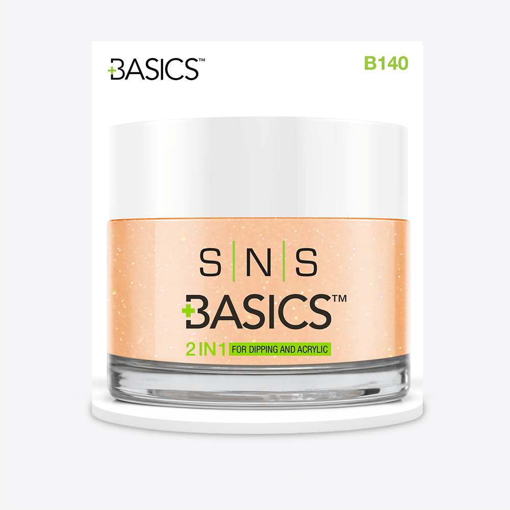 SNS Basics Dipping & Acrylic Powder - Basics 140 - DTK Nail Supply