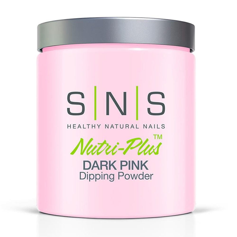 SNS Dark Pink Dipping Powder Pink & White - 16 oz - DTK Nail Supply