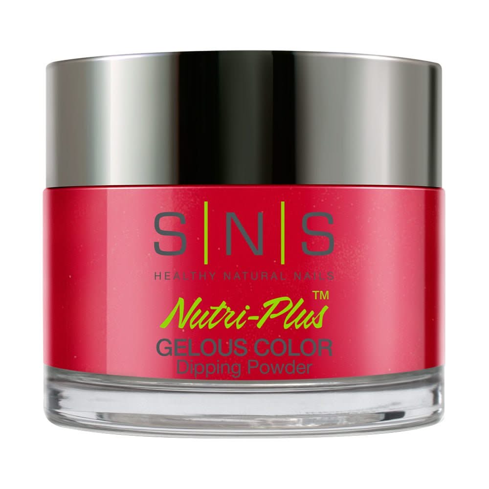 SNS Dipping Powder Nail - AN05 - Red Roof Lines - DTK Nail Supply