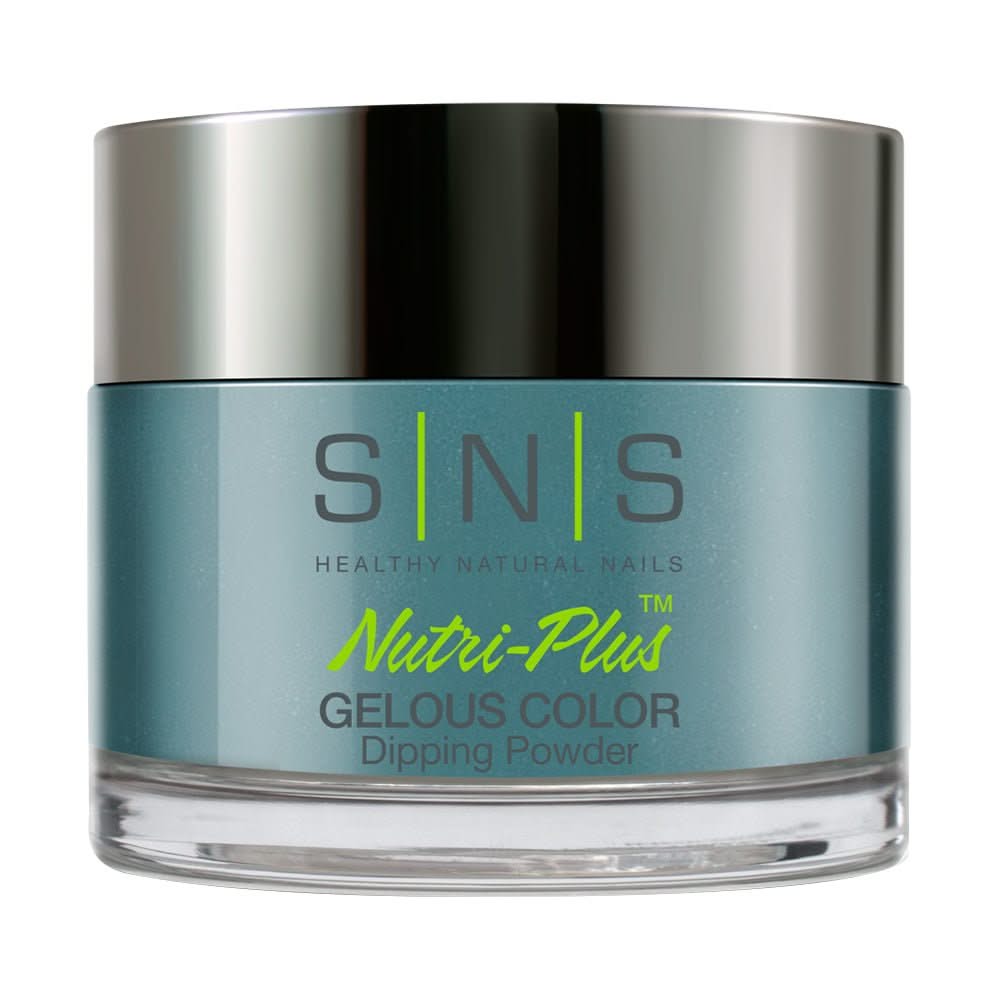 SNS Dipping Powder Nail - AN14 - Teal Next Time - DTK Nail Supply
