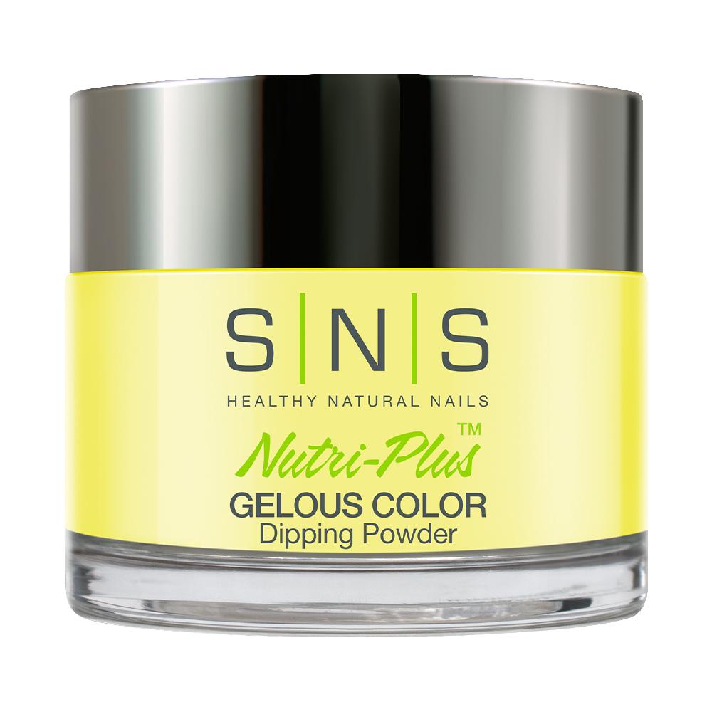 SNS Dipping Powder Nail - BD01 Fashionista Yellow - 1oz - DTK Nail Supply
