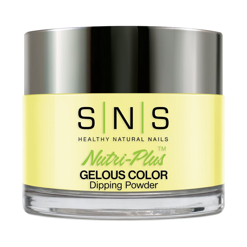 SNS Dipping Powder Nail - CS24 Radioactive Lemondrop - 1oz - DTK Nail Supply