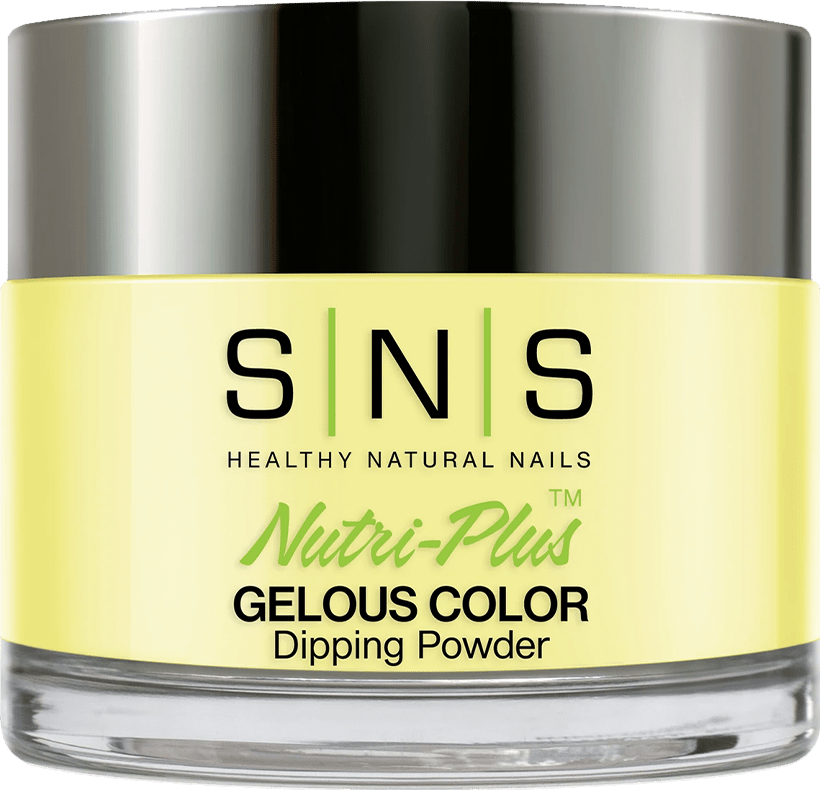 SNS Dipping Powder Nail - CS24 - Radioactive Lemondrop - DTK Nail Supply