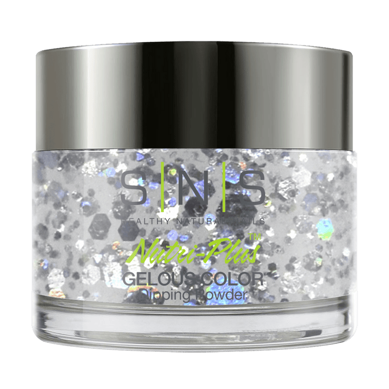SNS Dipping Powder Nail - HH06 Silver Pagoda - 1oz - DTK Nail Supply