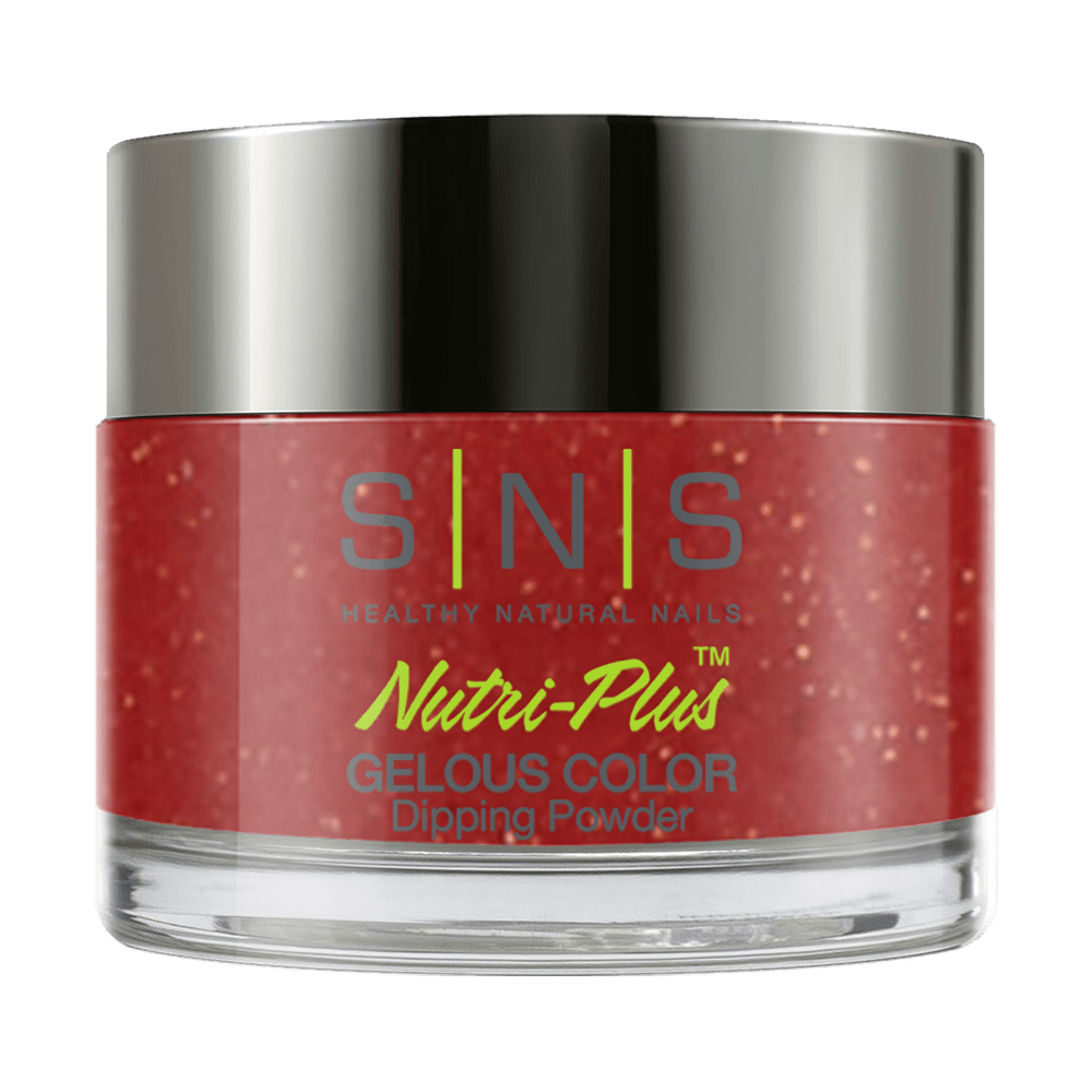 SNS Dipping Powder Nail - HM04 Red Plum - 1oz - DTK Nail Supply