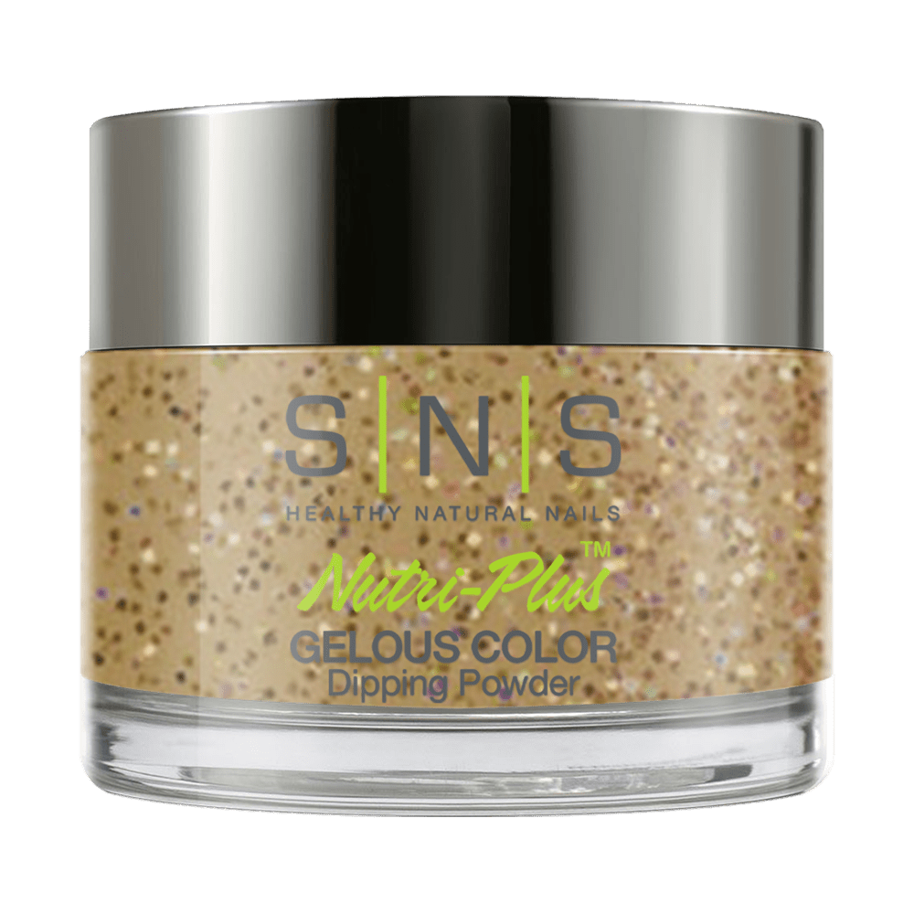 SNS Dipping Powder Nail - IS27 - Gold Dust - DTK Nail Supply