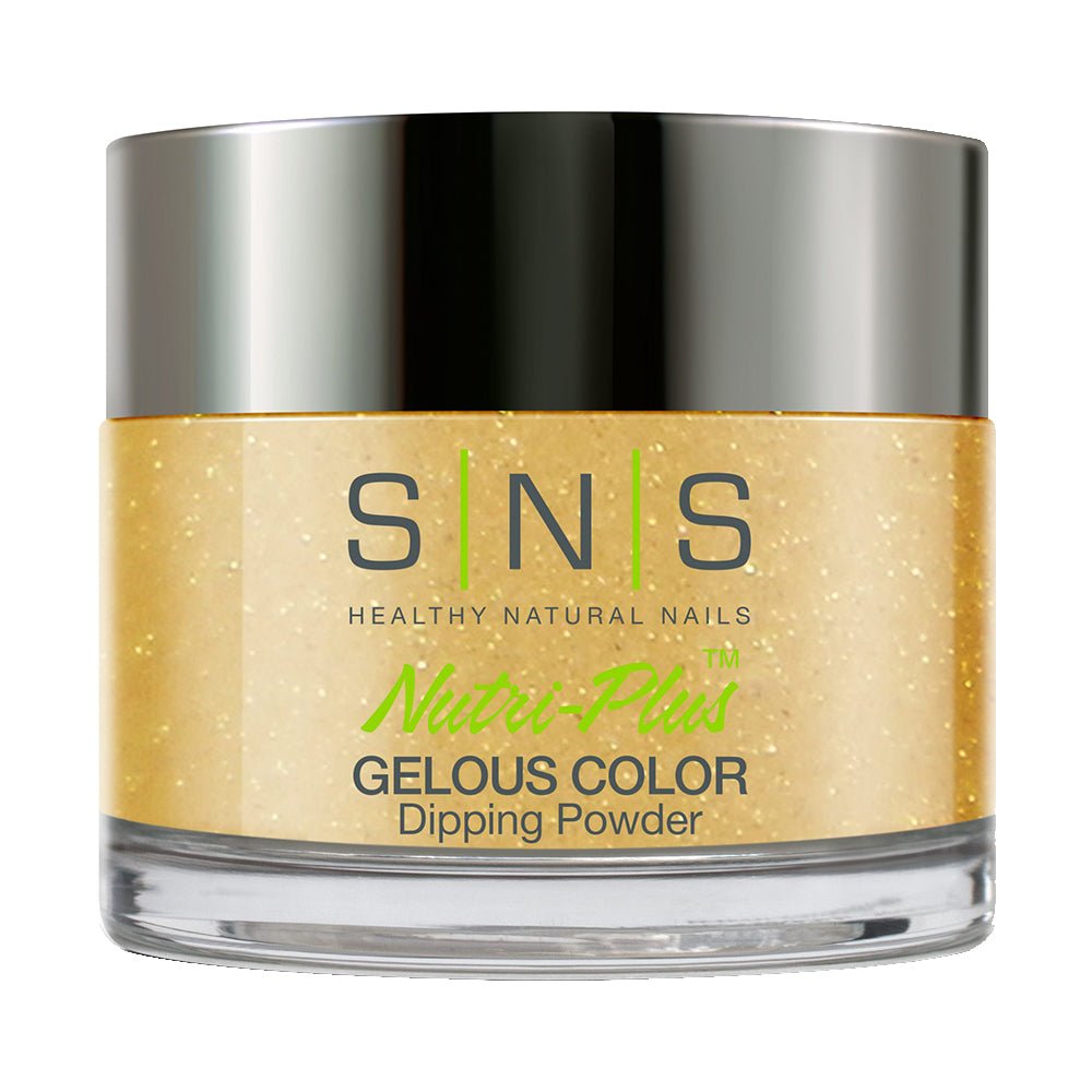 SNS Dipping Powder Nail - NV20 - Golden Swaths - DTK Nail Supply