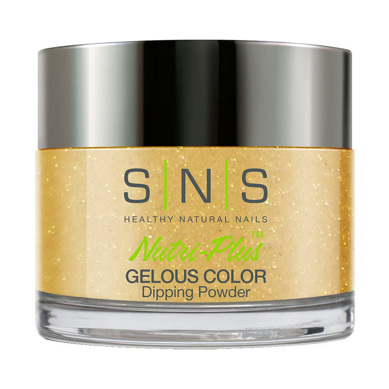 SNS Dipping Powder Nail - NV20 Golden Swaths - 1oz - DTK Nail Supply