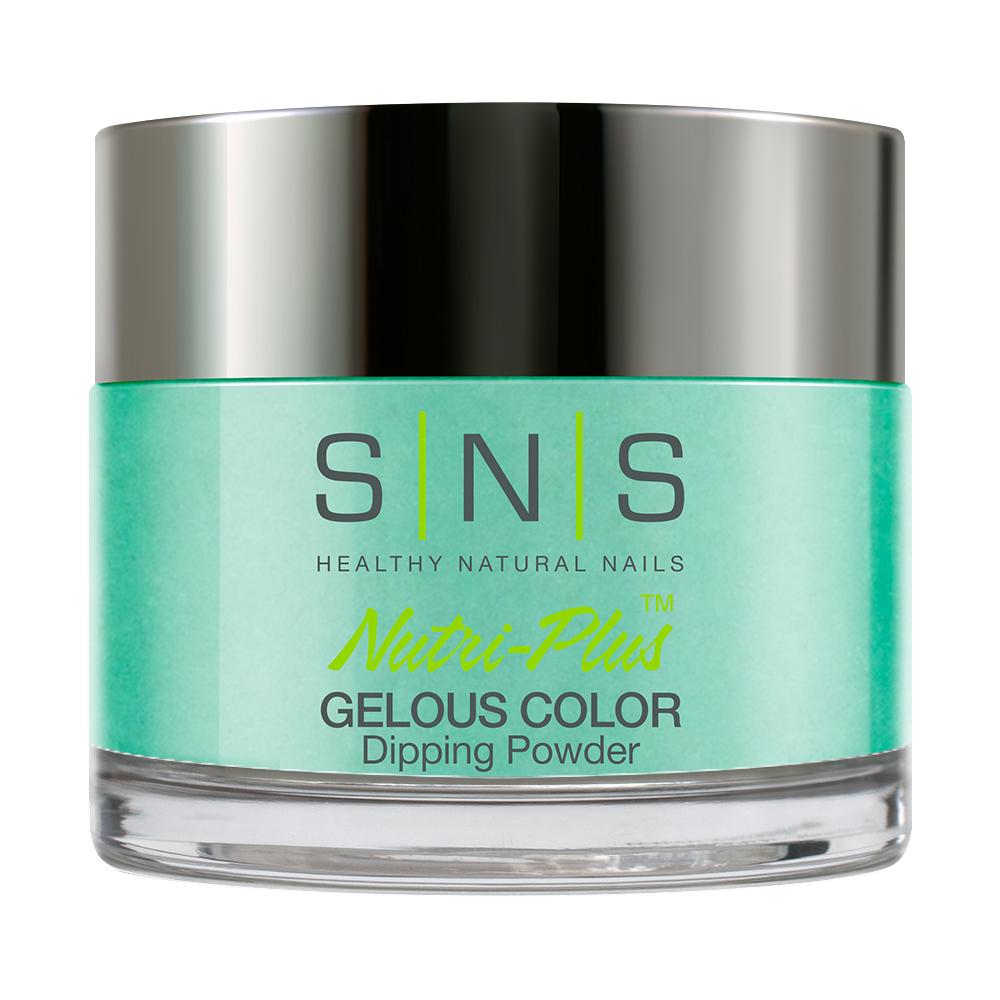 SNS Dipping Powder Nail - SG14 Blue Lagoon - 1oz - DTK Nail Supply