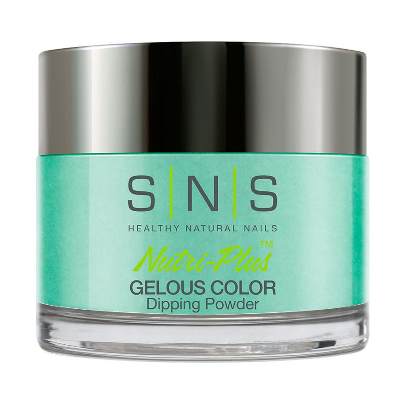 SNS Dipping Powder Nail - SG14 Blue Lagoon - 1oz - DTK Nail Supply