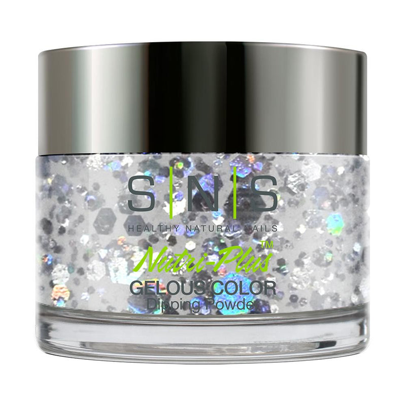 SNS Dipping Powder Nail - SG20 Silver Pagoda - 1oz - DTK Nail Supply