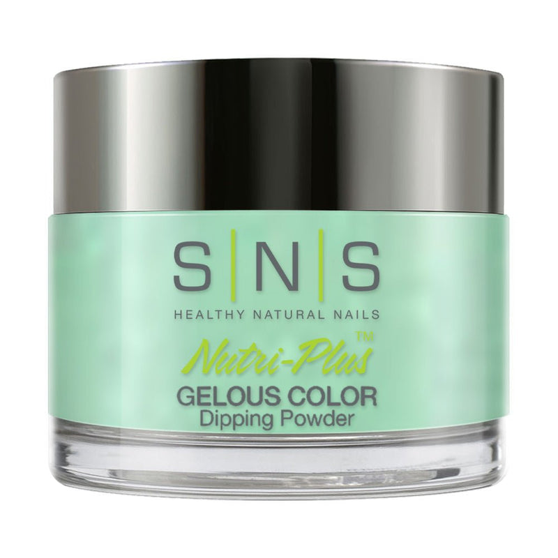 SNS Dipping Powder Nail - SG23 Green Moonstone - 1oz - DTK Nail Supply