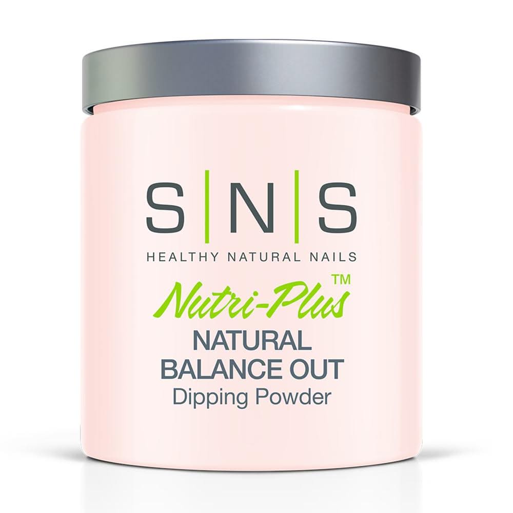 SNS Natural Balance Out Dipping Powder Pink & White - 16 oz - DTK Nail Supply