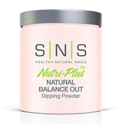 SNS Natural Balance Out Dipping Powder Pink & White - 16 oz - DTK Nail Supply