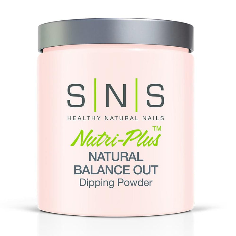 SNS Natural Balance Out Dipping Powder Pink & White - 16 oz - DTK Nail Supply
