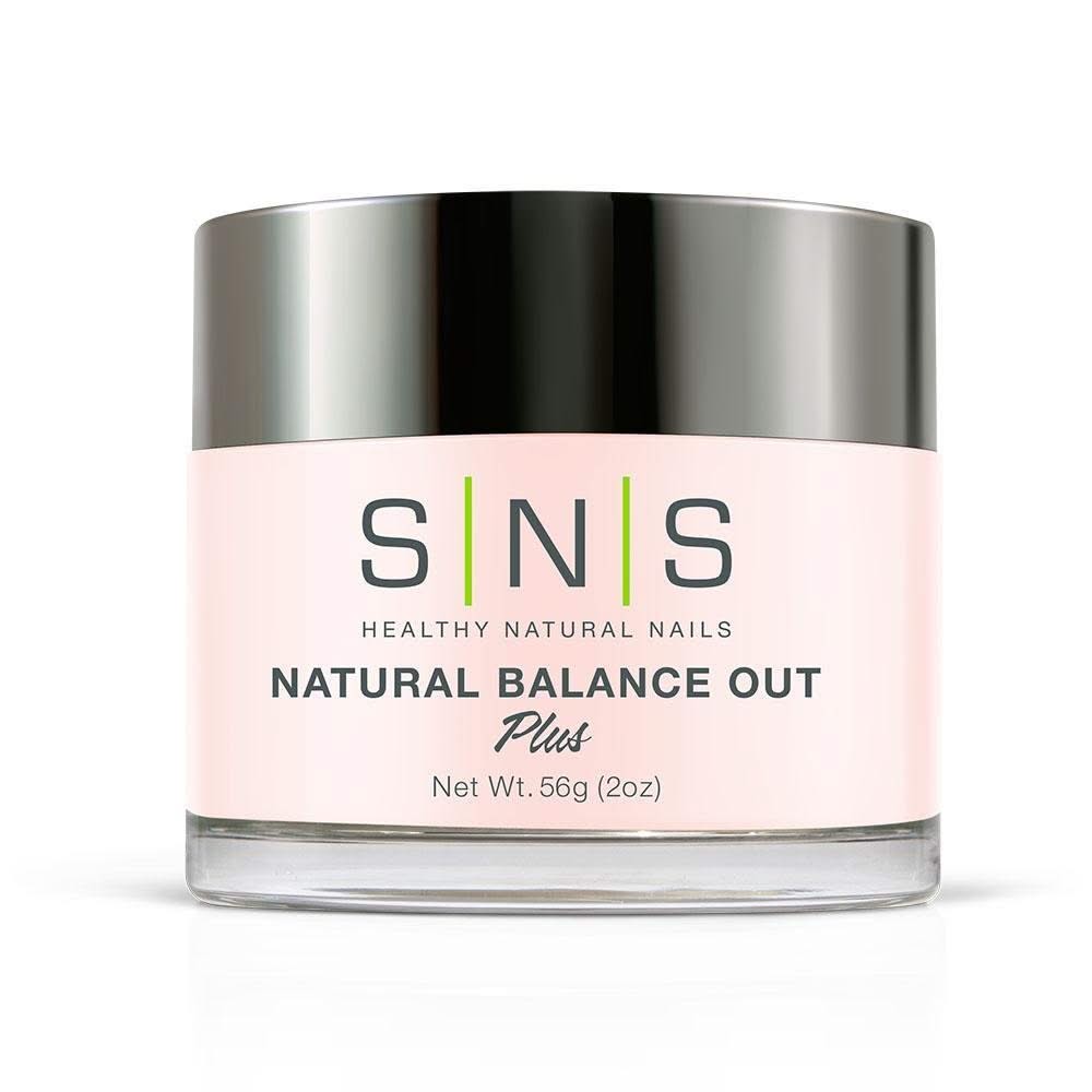SNS Natural Balance Out Dipping Powder Pink & White - 2 oz - DTK Nail Supply