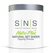 SNS Natural Set Sheer Dipping Powder Pink & White - 16 oz - DTK Nail Supply