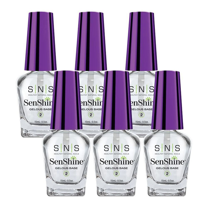 SNS SenShine Gelous Base Kit - Dipping Essential 0.5 oz - DTK Nail Supply