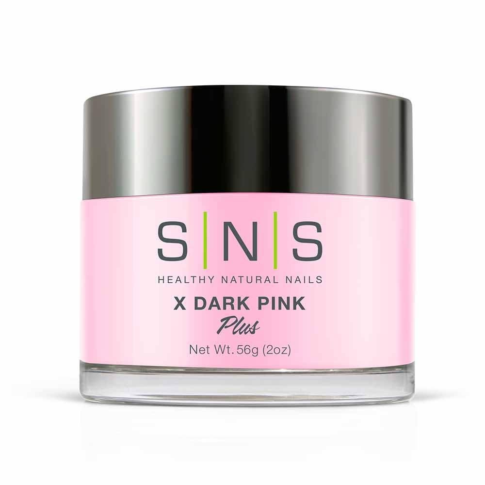 SNS X Dark Pink Dipping Powder Pink & White - 2 oz - DTK Nail Supply