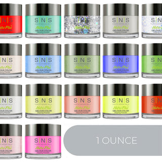  SNS Summer Get Away Collection - 1oz/ea (24 Colors): SG01 - SG24 by SNS sold by DTK Nail Supply